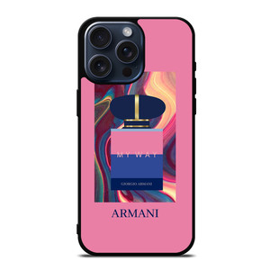 GIORGIO ARMANI PARFUME MY WAY iPhone 15 Pro Max Case Cover GIORGIO ARMANI PARFUME MY WAY iPhone 15 Pro Max Case Cover