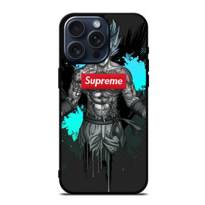 GOKU SUPREME SPLASH PAINT EFFECT iPhone 15 Pro Max Case Cover