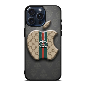 GUCCI APPLE LOGO iPhone 15 Pro Max Case Cover GUCCI APPLE LOGO iPhone 15 Pro Max Case Cover