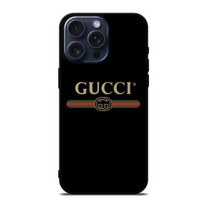 GUCCI BLACK LOGO iPhone 15 Pro Max Case Cover GUCCI BLACK LOGO iPhone 15 Pro Max Case Cover