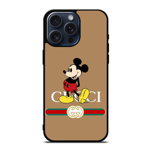 GUCCI LOGO DISNEY RETRO MICKEY MOUSE iPhone 15 Pro Max Case Cover