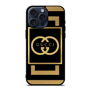 GUCCI LOGO GOLD iPhone 15 Pro Max Case Cover GUCCI LOGO GOLD iPhone 15 Pro Max Case Cover