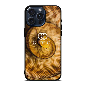 GUCCI LOGO GOLDEN SNAKE iPhone 15 Pro Max Case Cover