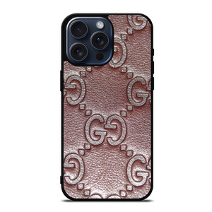 GUCCI LOGO LEATHER ICON iPhone 15 Pro Max Case Cover GUCCI LOGO LEATHER ICON iPhone 15 Pro Max Case Cover
