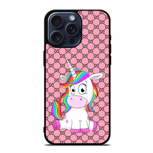 GUCCI LOGO PATTERN CUTE UNICORN iPhone 15 Pro Max Case Cover GUCCI LOGO PATTERN CUTE UNICORN iPhone 15 Pro Max Case Cover