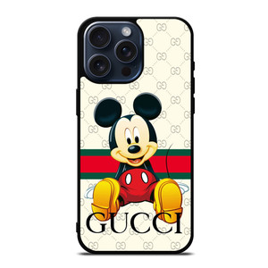 GUCCI LOGO PATTERN MICKEY MOUSE DISNEY iPhone 15 Pro Max Case Cover GUCCI LOGO PATTERN MICKEY MOUSE DISNEY iPhone 15 Pro Max Case Cover