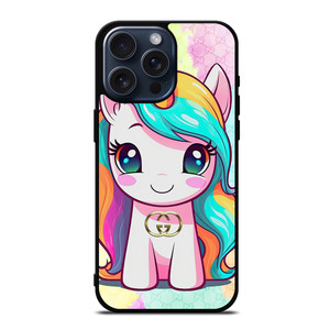 GUCCI LOGO PATTERN PRETTY UNICORN iPhone 15 Pro Max Case Cover