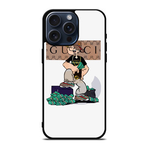 GUCCI LOGO POPPEYE CARTOON iPhone 15 Pro Max Case Cover GUCCI LOGO POPPEYE CARTOON iPhone 15 Pro Max Case Cover