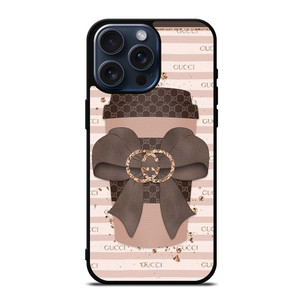 GUCCI LOGO RIBBON CUP iPhone 15 Pro Max Case Cover