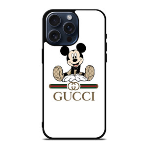 GUCCI LOGO X MICKEY MOUSE DISNEY iPhone 15 Pro Max Case Cover GUCCI LOGO X MICKEY MOUSE DISNEY iPhone 15 Pro Max Case Cover