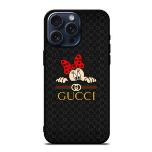 GUCCI LOGO X MINNIE MOUSE DISNEY iPhone 15 Pro Max Case Cover GUCCI LOGO X MINNIE MOUSE DISNEY iPhone 15 Pro Max Case Cover