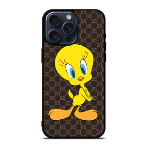 GUCCI TWEETY BIRD LOONEY TUNES iPhone 15 Pro Max Case Cover GUCCI TWEETY BIRD LOONEY TUNES iPhone 15 Pro Max Case Cover