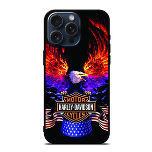 HARLEY DAVIDSON EAGLE 2 iPhone 15 Pro Max Case Cover