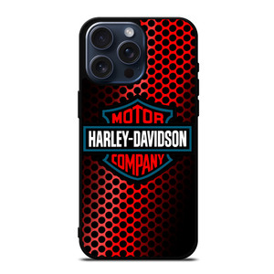 HARLEY DAVIDSON LOGO RED iPhone 15 Pro Max Case Cover HARLEY DAVIDSON LOGO RED iPhone 15 Pro Max Case Cover