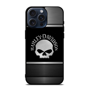 HARLEY DAVIDSON LOGO SKULL iPhone 15 Pro Max Case Cover HARLEY DAVIDSON LOGO SKULL iPhone 15 Pro Max Case Cover