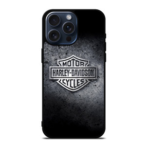 HARLEY DAVIDSON METAL LOGO iPhone 15 Pro Max Case Cover