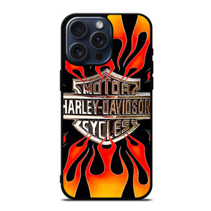 HARLEY DAVIDSON MOTORCYCLE LOGO FLAME iPhone 15 Pro Max Case Cover HARLEY DAVIDSON MOTORCYCLE LOGO FLAME iPhone 15 Pro Max Case Cover