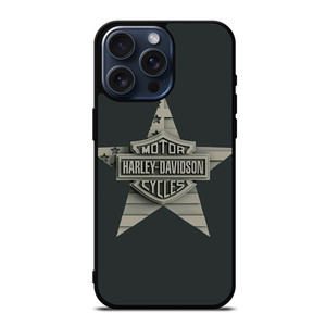 HARLEY DAVIDSON MOTORCYCLE STAR LOGO iPhone 15 Pro Max Case Cover HARLEY DAVIDSON MOTORCYCLE STAR LOGO iPhone 15 Pro Max Case Cover