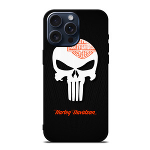 HARLEY DAVIDSON THE PUNISHER LOGO iPhone 15 Pro Max Case Cover