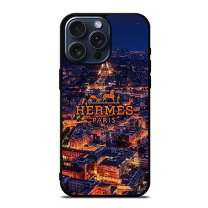HERMES PARIS CITY LOGO iPhone 15 Pro Max Case Cover HERMES PARIS CITY LOGO iPhone 15 Pro Max Case Cover