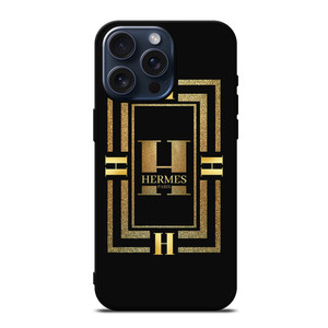 HERMES PARIS LOGO LUXURY GOLDEN ICON iPhone 15 Pro Max Case Cover HERMES PARIS LOGO LUXURY GOLDEN ICON iPhone 15 Pro Max Case Cover