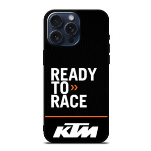 KTM READY TO RACE CARBON iPhone 15 Pro Max Case Cover
