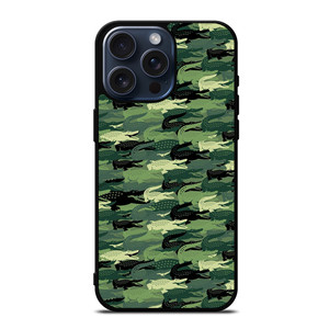 LACOSTE CAMO LOGO iPhone 15 Pro Max Case Cover LACOSTE CAMO LOGO iPhone 15 Pro Max Case Cover