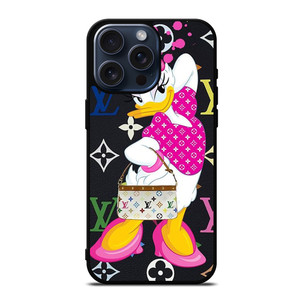 LOUIS VUITTON LOGO DAISY DUCK DISNEY iPhone 15 Pro Max Case Cover LOUIS VUITTON LOGO DAISY DUCK DISNEY iPhone 15 Pro Max Case Cover