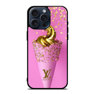 LOUIS VUITTON LOGO GOLDEN ICE CREAM ICON iPhone 15 Pro Max Case Cover LOUIS VUITTON LOGO GOLDEN ICE CREAM ICON iPhone 15 Pro Max Case Cover