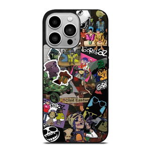GORILLAZ BAND COLLAGE iPhone 14 Pro Case Cover GORILLAZ BAND COLLAGE iPhone 14 Pro Case Cover