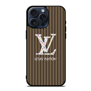LOUS VUITTON LOGO LV BROWN STRIPES ICON iPhone 15 Pro Max Case Cover LOUS VUITTON LOGO LV BROWN STRIPES ICON iPhone 15 Pro Max Case Cover