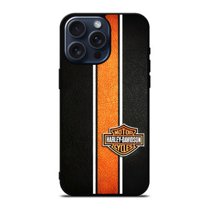MARLEY DAVIDSON LOGO ON LEATHER iPhone 15 Pro Max Case Cover MARLEY DAVIDSON LOGO ON LEATHER iPhone 15 Pro Max Case Cover