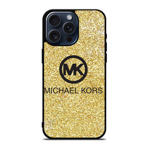 MICHAEL KORS MK GOLD LOGO ICON iPhone 15 Pro Max Case Cover MICHAEL KORS MK GOLD LOGO ICON iPhone 15 Pro Max Case Cover