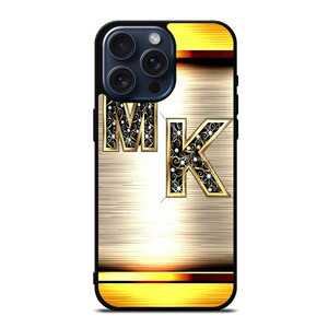 MICHAEL KORS MK LOGO GOLDIE EMBLEM iPhone 15 Pro Max Case Cover MICHAEL KORS MK LOGO GOLDIE EMBLEM iPhone 15 Pro Max Case Cover