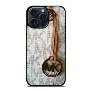 MICHAEL KORS MK WHITE iPhone 15 Pro Max Case Cover MICHAEL KORS MK WHITE iPhone 15 Pro Max Case Cover