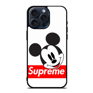 MICKEY MOUSE SUPREME CF iPhone 15 Pro Max Case Cover MICKEY MOUSE SUPREME CF iPhone 15 Pro Max Case Cover