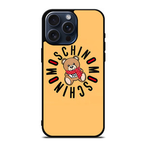 MOSCHINO ICON BEAR iPhone 15 Pro Max Case Cover MOSCHINO ICON BEAR iPhone 15 Pro Max Case Cover
