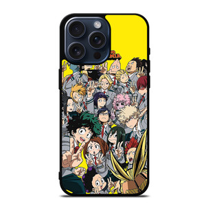MY HERO ACADEMIA CHARACTER ANIME iPhone 15 Pro Max Case Cover MY HERO ACADEMIA CHARACTER ANIME iPhone 15 Pro Max Case Cover