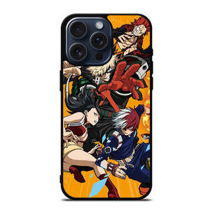 MY HERO ACADEMIA MANGA CHARACTER iPhone 15 Pro Max Case Cover MY HERO ACADEMIA MANGA CHARACTER iPhone 15 Pro Max Case Cover