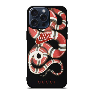 NIKE x GUCCI SNAKE LOGO ICON iPhone 15 Pro Max Case Cover