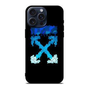 OFF WHITE LOGO MELTING iPhone 15 Pro Max Case Cover OFF WHITE LOGO MELTING iPhone 15 Pro Max Case Cover