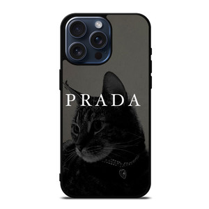 PRADA LOGO CAT iPhone 15 Pro Max Case Cover PRADA LOGO CAT iPhone 15 Pro Max Case Cover