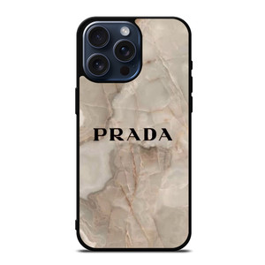 PRADA LOGO ICON ON MARBLE iPhone 15 Pro Max Case Cover PRADA LOGO ICON ON MARBLE iPhone 15 Pro Max Case Cover