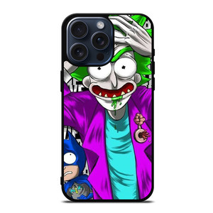 RICK AND MORTY BATMAN JOKER iPhone 15 Pro Max Case Cover RICK AND MORTY BATMAN JOKER iPhone 15 Pro Max Case Cover
