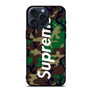 SUPREME CAMO iPhone 15 Pro Max Case Cover SUPREME CAMO iPhone 15 Pro Max Case Cover