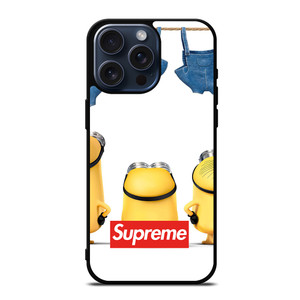 SUPREME MINIONS PANTS iPhone 15 Pro Max Case Cover SUPREME MINIONS PANTS iPhone 15 Pro Max Case Cover