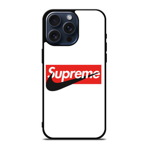 SUPREME X NIKE LOGO iPhone 15 Pro Max Case Cover SUPREME X NIKE LOGO iPhone 15 Pro Max Case Cover