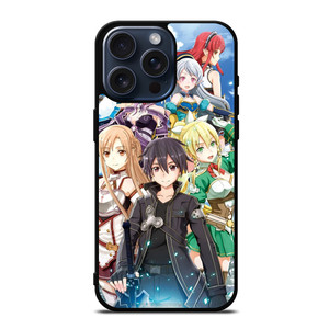 SWORD ART ONLINE CHARACTER ANIME iPhone 15 Pro Max Case Cover SWORD ART ONLINE CHARACTER ANIME iPhone 15 Pro Max Case Cover