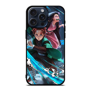 TANJIRO AND NEZUKO DEMON SLAYER iPhone 15 Pro Max Case Cover TANJIRO AND NEZUKO DEMON SLAYER iPhone 15 Pro Max Case Cover