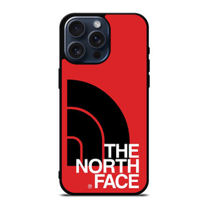 THE NORTH FACE LOGO BLACK RED iPhone 15 Pro Max Case Cover THE NORTH FACE LOGO BLACK RED iPhone 15 Pro Max Case Cover